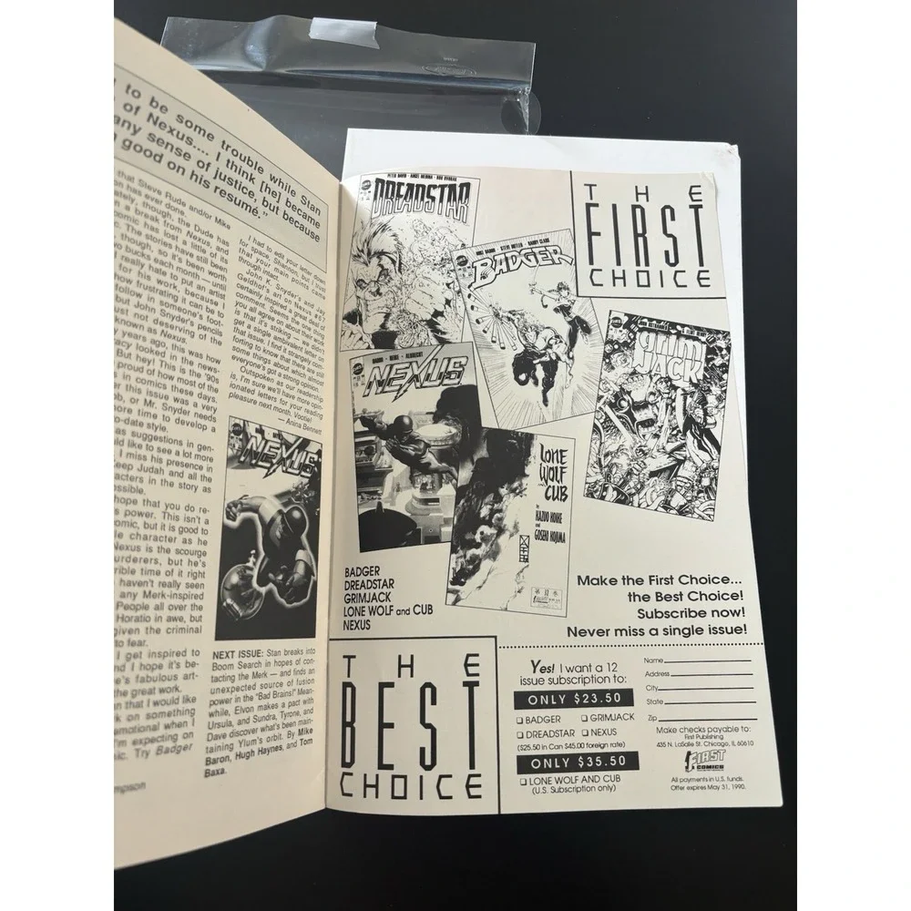 First Comics Nexus #71‎ (August 1990)